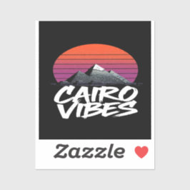 Vintage Cairo Vibes | エジプトのストリートスタイル&旅 シール