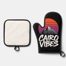 Vintage Cairo Vibes | エジプトのストリートスタイル&旅 鍋つかみ&鍋敷きセット