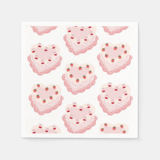 Vintage cake napkin  スタンダードカクテルナプキン