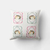 Vintage Calico Cat クッション (裏面)