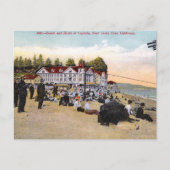 vintage_california_hotel_and_beach シーズンポストカード (正面)