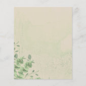 Vintage Calligraphy Eucalyptus budget special day チラシ (裏面)
