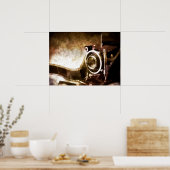 vintage camera  ポスター (キッチン)