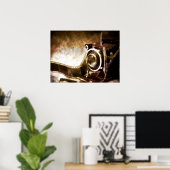 vintage camera  ポスター (ホームオフィス)