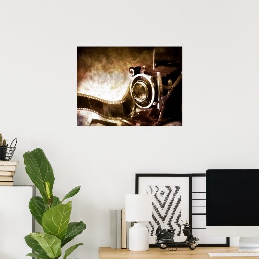 vintage camera  ポスター (ホームオフィス)