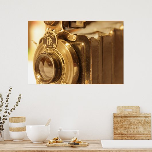 Vintage Camera 2 ポスター (キッチン)