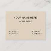 Vintage Camera Funny Photographer  名刺 (裏面)