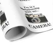 Vintage Camera Funny Photographer Birthday ラッピングペーパー (ロールコーナー)