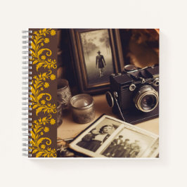 Vintage Camera Journal Notebook ノートブック