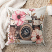 Vintage Camera Mug - Photography Lover Retro Gift クッション (ブランケット)