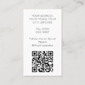 Vintage Camera Thank You Card – Custom Logo 名刺 (裏面)