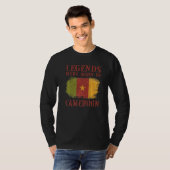 Vintage Cameroonian Flag Cameroon Tシャツ (正面フル)