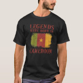 Vintage Cameroonian Flag Cameroon Tシャツ (正面)