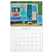 Vintage Campers and Retro Caravan Travel カレンダー (1月 2027)