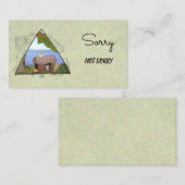Vintage Camping 名刺 (正面/裏面)