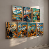 Vintage Canada Lynx Travel ポスター