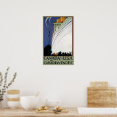 Vintage Canadian Cruise Lines Travel ポスター (キッチン)