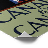 Vintage Canadian Cruise Lines Travel ポスター (角)