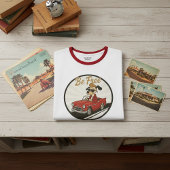 Vintage Canine Cruiser Ringer Shirt Tシャツ