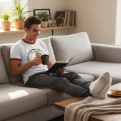 Vintage Canine Cruiser Ringer Shirt Tシャツ