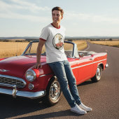 Vintage Canine Cruiser Ringer Shirt Tシャツ