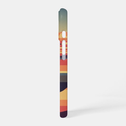 Vintage Canyon Sky iPhone 16ケース (左側面)