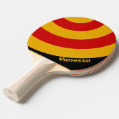 Vintage Capital City Circle Stripe with Name 卓球ラケット (正面アングル)