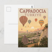 Vintage Cappadocia Travel ポストカード (正面/裏面)