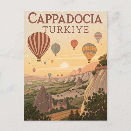Vintage Cappadocia Travel ポストカード (正面)