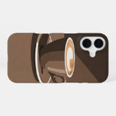 Vintage Cappuccino iPhone 16ケース (裏面横)