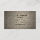 Vintage Car -名車の刺 名刺 (裏面)