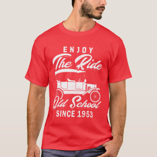 Vintage car 1953 70th birthday present men gift gi tシャツ