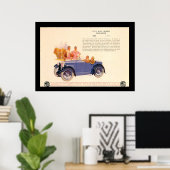 Vintage Car Ad 1920のポスター ポスター (ホームオフィス)