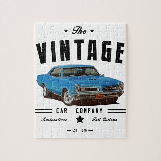 Vintage Car Company ジグソーパズル (縦)