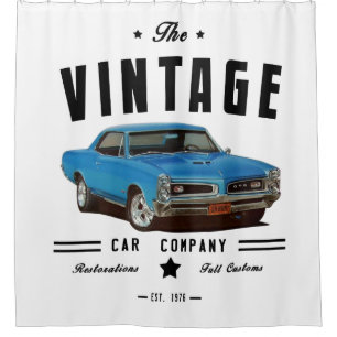 Vintage Car Company GTO シャワーカーテン