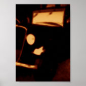 Vintage Car Headlight – Retro Automotive Glow ポスター (正面)