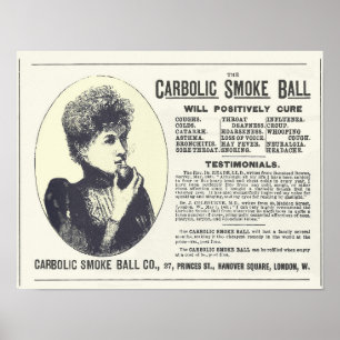 Vintage Carbolic Smokeball Print ポスター