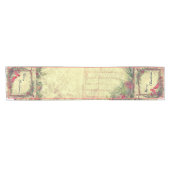 Vintage Cardinals Christmas Medium Table Runner ショートテーブルランナー (横)