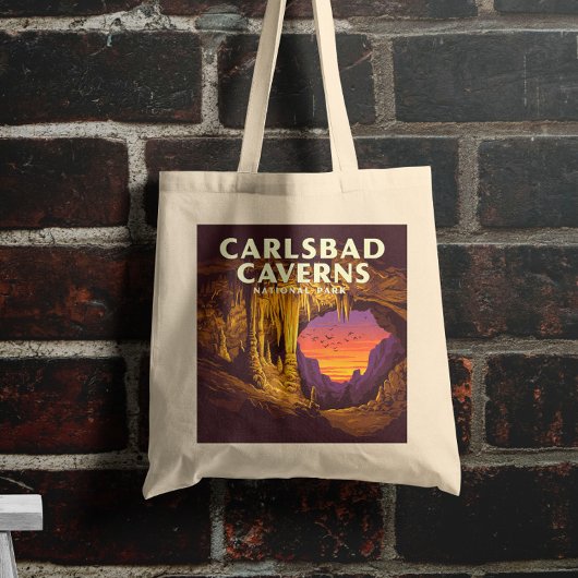 Vintage Carlsbad Caverns National Park トートバッグ