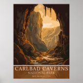 Vintage Carlsbad Caverns National Park  ポスター (正面)