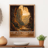 Vintage Carlsbad Caverns National Park  ポスター