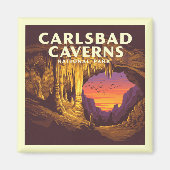 Vintage Carlsbad Caverns National Park マグネット (正面)