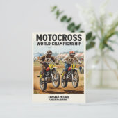 Vintage Carlsbad Raceway Motocross ポストカード (スタンド正面)