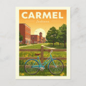 Vintage Carmel Indiana ポストカード (正面)