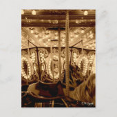 Vintage Carousel ポストカード (正面)