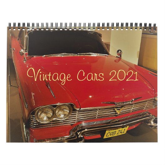 Vintage Carsの写真カレンダー2021 カレンダー (カバー)