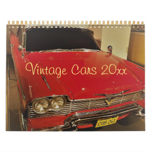 Vintage Carsの写真カレンダー カレンダー