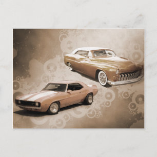 Vintage Carsポストカード ポストカード