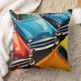 Vintage Cars Pattern クッション