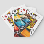 Vintage Cars Pattern トランプ (裏面)